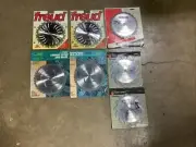 Lot of 7, Nos 7-1/4 Carbide Tipped Circular Saw Blades