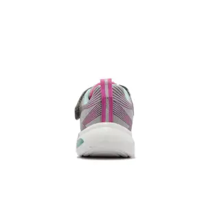 Skechers 燈鞋 S Lights 女鞋 灰 紫 4-7歲 幼稚園 運動鞋 【ACS】 302306L-GYMT