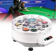 Billiard Cleaning Machine, Pool Ball Polishing Cleaning Machine, 16/22 Balls Snooker Clean Bulletproof Ballistic, Pool Ball Cleaner Suitable for Billiards Ball Set Snooker Ball Set(16ball)