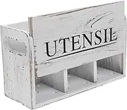 Large Capacity Kitchen Knife Fork Storage Basket Decorative Utensil Organizer Rustic Silverware Holder Countertop Spoons Forks Holder