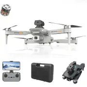 XKJ E88S Mini WiFi FPV with HD Dual Camera 360° Obstacle Avoidance Optical Flow Positioning Brushless Foldable RC Drone