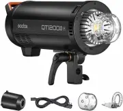 GODOX QT1200IIIM Studio Strobe Flash Light 1200W GN105 1/8000s HSS 2.4G Wireless