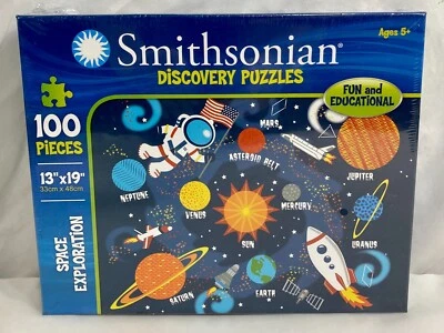 Smithsonian Space Exploration Discovery Puzzle 100 Piece 13" X 19"