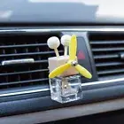 Cute 11ml Nature Essential Oil Car Air Freshener Diffuser Square Bottle with Fan