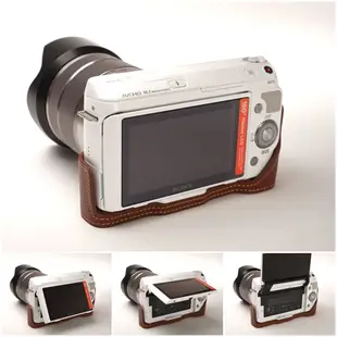 TP NEX-F3 NEXF3 SONY 18-55mm專用 頂級哥倫比亞牛皮 復古 皮套 相機包另有 NEX-5T用