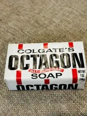 Vintage COLGATE’S OCTAGON ALL-PURPOSE SOAP NET WT 7 OZ Colgate-Palmolive NOS USA