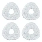 Non Shedding Fiber Mop Pads for NARWAL J1 J2 Robot Vacuum Cleaner (4pcs)