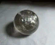 48mm Natural Rainbows Smoky Quartz Large Crystal Ball Sphere Inner Beauty