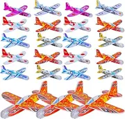 BESPORTBLE Educational Boys and Girls Plane Toys 32pcs Mini Glider Airplanes Handmade Foam Toys for Birthday Parties Random Style