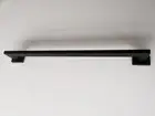 matte black towel Rack rail square modern single 600 mm wall mount