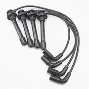 Muzhen Store Car Accessories Spark Plug Ignition Wire Set Cable Compatible with Haval H3 H5 Compatible with Wingle 5 Pickup 4PCS=1 Set