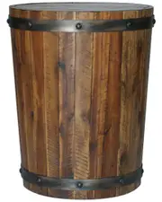 Uttermost Ceylon Wine Barrel Side Table