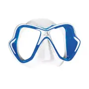 Mares X-Vision Ultra Liquidskin Scuba Diving Snorkeling Mask Blue/White
