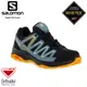 【SALOMON 索羅門 男 CUSTER GTX 低筒登山鞋《烏木黑/褐綠/秋葉黃》】412316/戶外鞋/登山