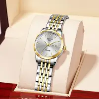 在飛比找樂天市場購物網優惠-機械錶 手錶 瑞士新款時尚全自動機械鏤空女錶 防水夜光雙日歷