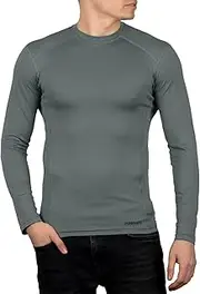 [281Z] Mens Military Moisture Wicking Shirt - Tactical Training Army Professional - Polartec Delta - Cool Touch (Coyote Brown)
