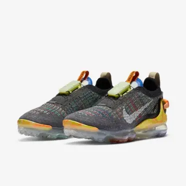 NIKE 休閒鞋 Vapormax 2020 FK 女鞋 氣墊 再生材質 環保理念 避震 穿搭 灰 黃 [CJ6741-002]