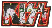 Embroidery Patch! "KISS!" Multi-Colour, Iron on.9.6 x 4.8 cm. Free Shipping!