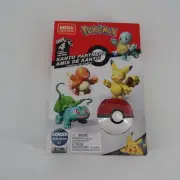 Pokemon Mega Construx Kanto Partners Pikachu Squirtle Charmander Bulbasaur Kit