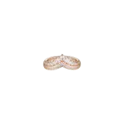 (W) Pandora Princess Wishbone Ring Rose Gold Plated