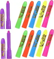 Washable Face Makeup Crayons 12pcs Party Supplies Face Paint Kit Drawing Crayons for Boys and Girls