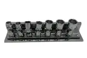Cornwell Chrome USA 3/8" Dr. SAE Swivel Socket Set 7pc. 3/8"-3/4" 6pt. Shallow