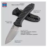BENCHMADE 570-1 PRESIDIO II ULTRA Axis Folding Knife