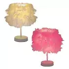 Modern Desk Light Decor Feathers Table Lamp for Home Living Room New Year