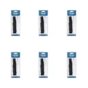 6x 2pc Malli Sewing Nylon/Metal Black & White Garment Replacement Zippers 20cm