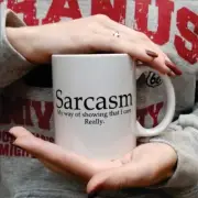 Sarcasm My Way of showing That I Care. Really. Funny mug for sarcastic lover