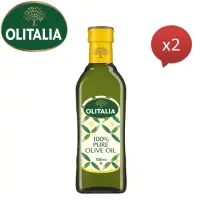 在飛比找momo購物網優惠-【Olitalia奧利塔】純橄欖油(500mlx2瓶)