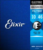 Elixir 12050 Polyweb Electric Light 10-46 Electric Guitar Strings