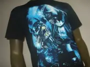 Men's DC Comics Justice League The Blackest Night Creepy Mask JL T Shirt Villain