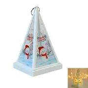 Christmas Tree Handheld Night Light Window Display Pendant LED Night Lamp for Xmas Decor -Style 1
