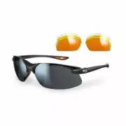Sunwise Windrush Sports Black Cycling Sunglasses incl 3 Interchangeable Lenses