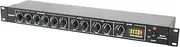 Adastra TR86 1U Rack-Mountable Black Mixer with 6 Switchable Mic/Line Inputs, 2 Aux Inputs, Individually Switchable Phantom Power, 24Vdc Power Option