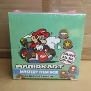 MARIO KART MYSTERY ITEM BOX NEW Racing Cup Candy Tin Collectible Nintendo 18 Pcs