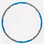 8Knots Fitness Hoop Removable Pe Hoop Yoga Waist Exercise Slimming Sport Hoop Massage Loop Fitness Circle Indoor Gym,Blue