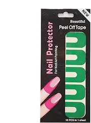 Cuticle Protector for Gel Nail Painting | Soft Elastic U-Shape Nail Guards for Polish - Nail Tape for Fingers, Peel Off Nail Stickers, Spill Proof Stickers, Hand Supplies for Girls, Adults