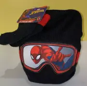 Marvel The Amazing Spider-Man Boy's Youth Character Beanie Hat & Gloves NWT OSFM