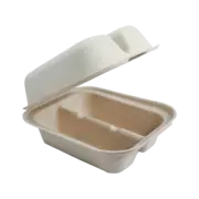 World Centric Two Compartment Take Out Containers (Taco Box). Package of 100