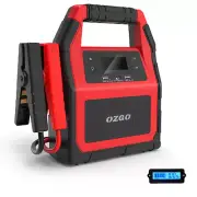 OZGO Jump Starter 12V 24V Pack 6000A Professional Car Portable Lithium Booster
