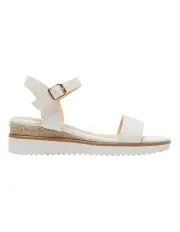 [Sandler] Verona Sandals in White Smooth