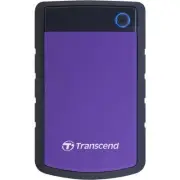 Transcend StoreJet 25H3 4TB Portable External HDD - Purple 2.5" - USB 3.0 -