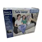 Intex Inflatable Sofa Lounge Couch & Cup holders Home Camping Chair Bed Blow Up