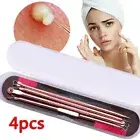 Acne Needle Pimple Remover 4x Blackhead Remover Tool Kit Blackhead Tweezers