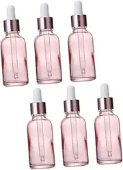 100ml Essential Oil Bottles Glass Dropper 6 Pack Leakproof Easy to Carry for Travel Storage