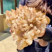 10.25LB Natural and stunning rolling calcite/beautiful lines