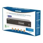 8-Port Gigabit Ethernet PoE+ Web-Managed Switch with 2 SFP Ports