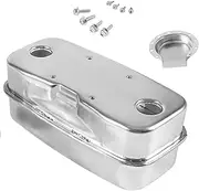 Replace For 01006537 951-0616B 751-0616B Exhaust Muffler Twin Inlet Replace fits for Cub Cadet LT1018, LT1022, LT1024, RZT22, RZT42, RZT50, RZT50 KW, RZT50KH, RZT54
